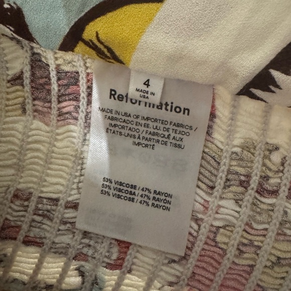 Reformation Multicolor Comic Print Camisole- Thiago - Picture 6 of 6